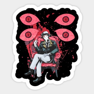 Demon Muzan Kibutsuji Kimetsu no Yaiba Sticker